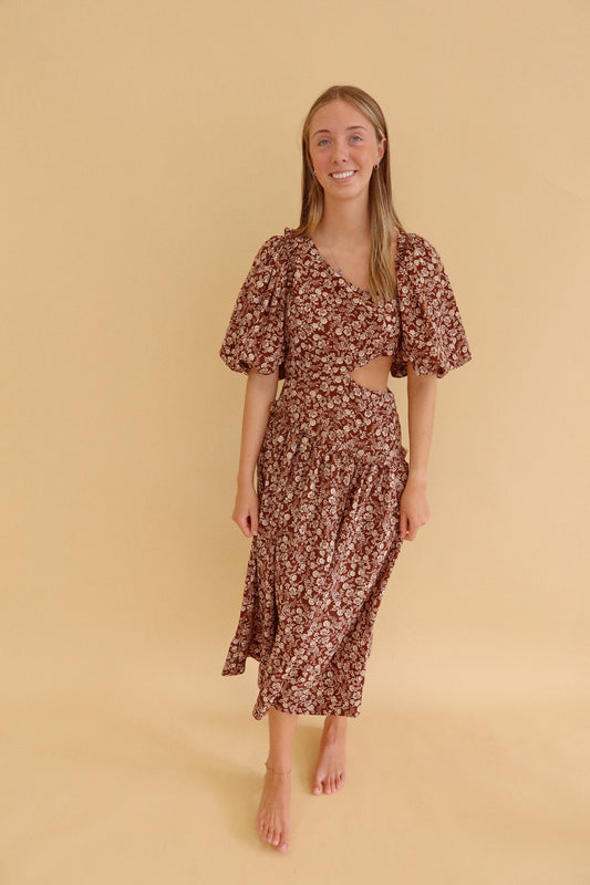 Gracie Paige Floral Maxi Dress