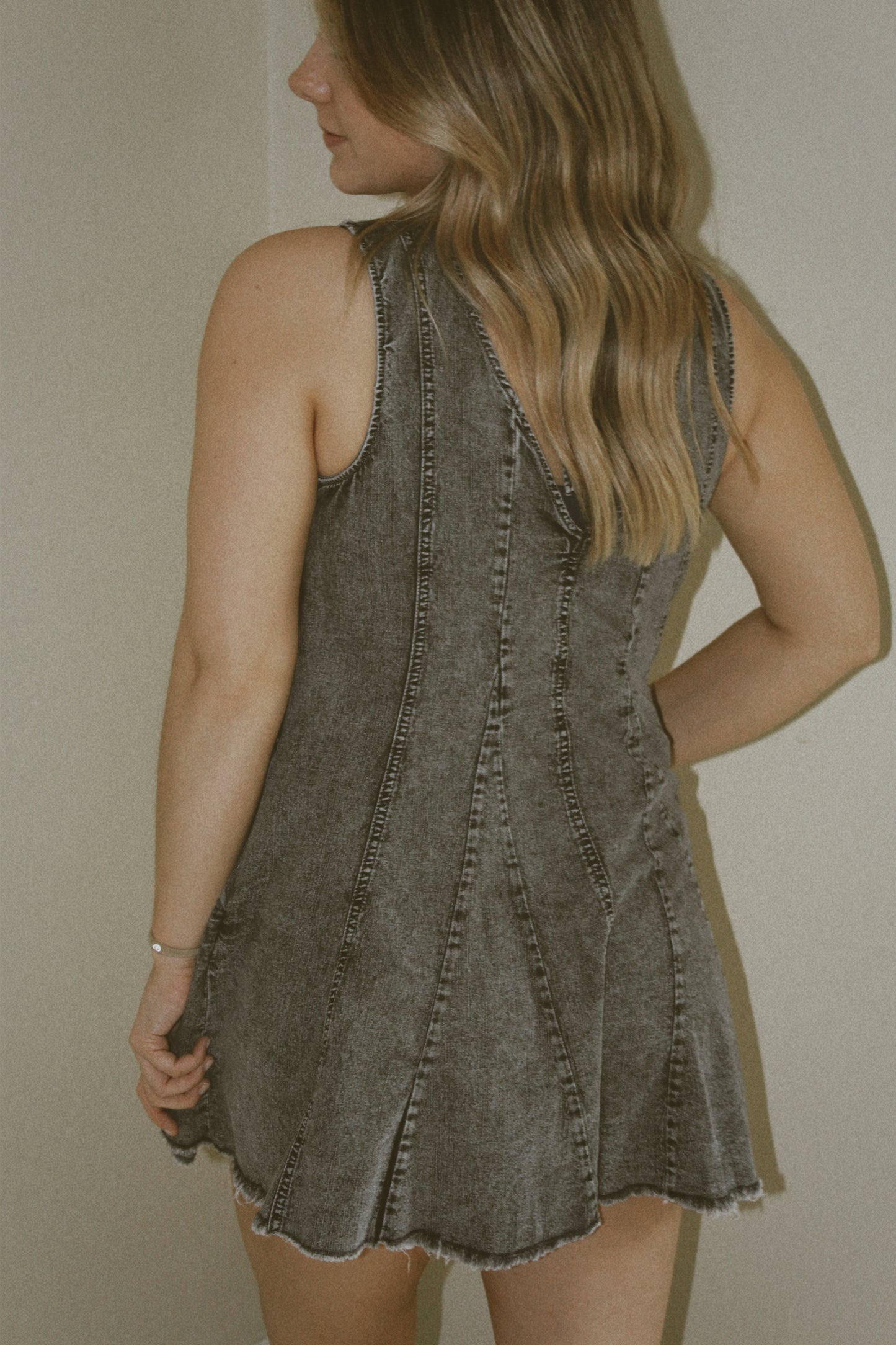 Nora Kate Denim Romper
