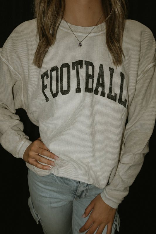 Football Thermal Vintage Pullover