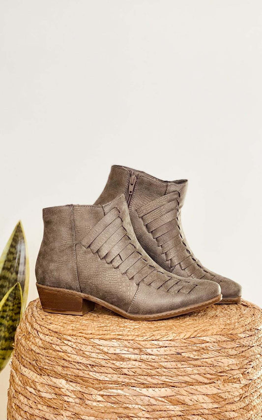 PPB-GREY Isabel Booties