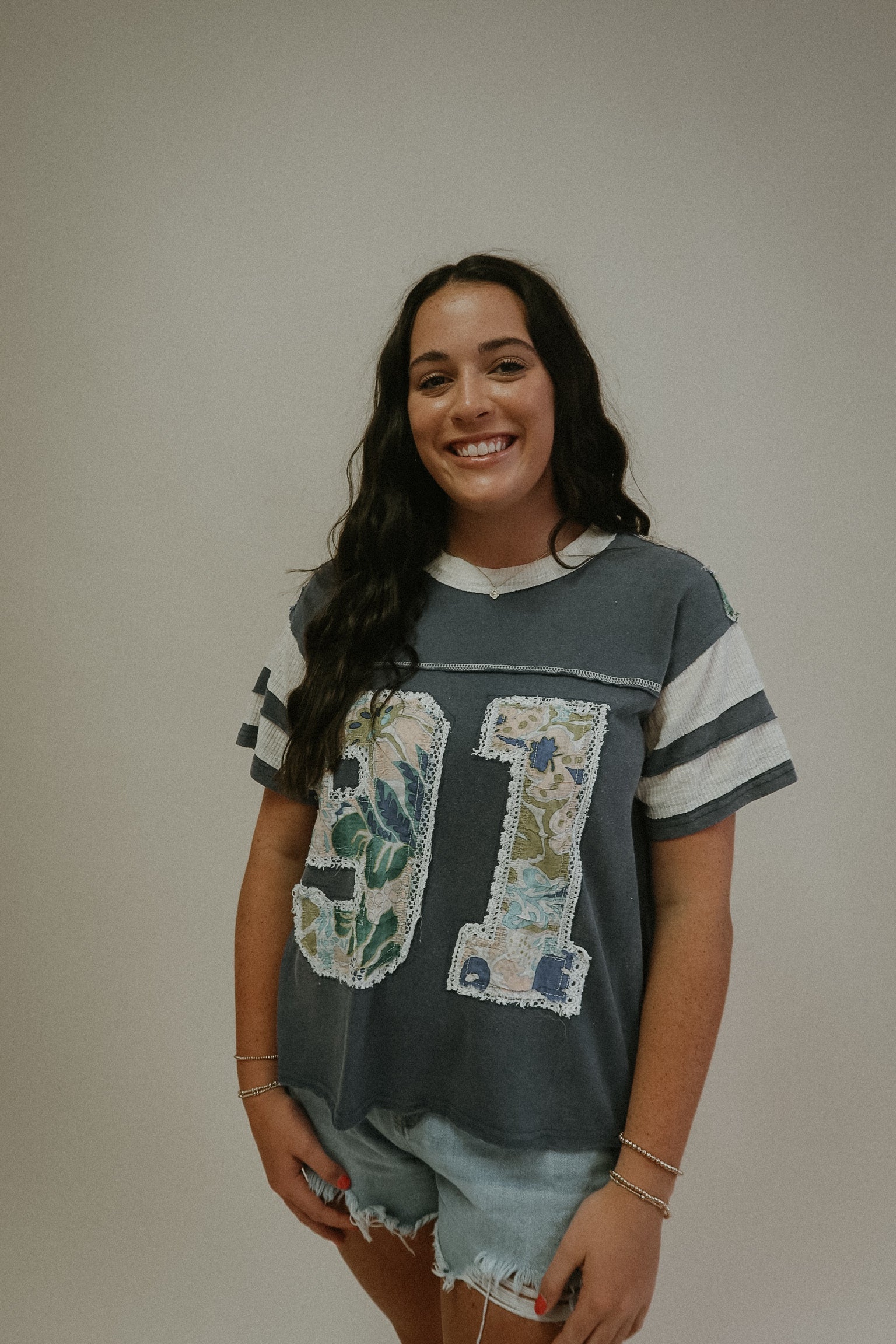 Savannah Lane Blue Tee