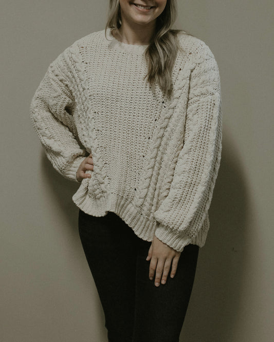 Hailey Grae Sweater - Almond
