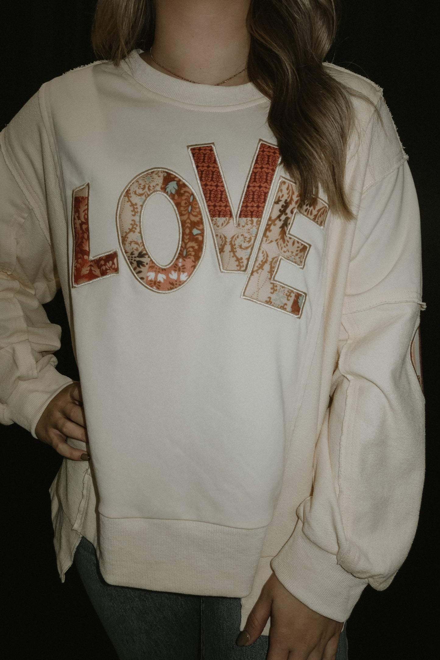 Love Crewneck - Cream