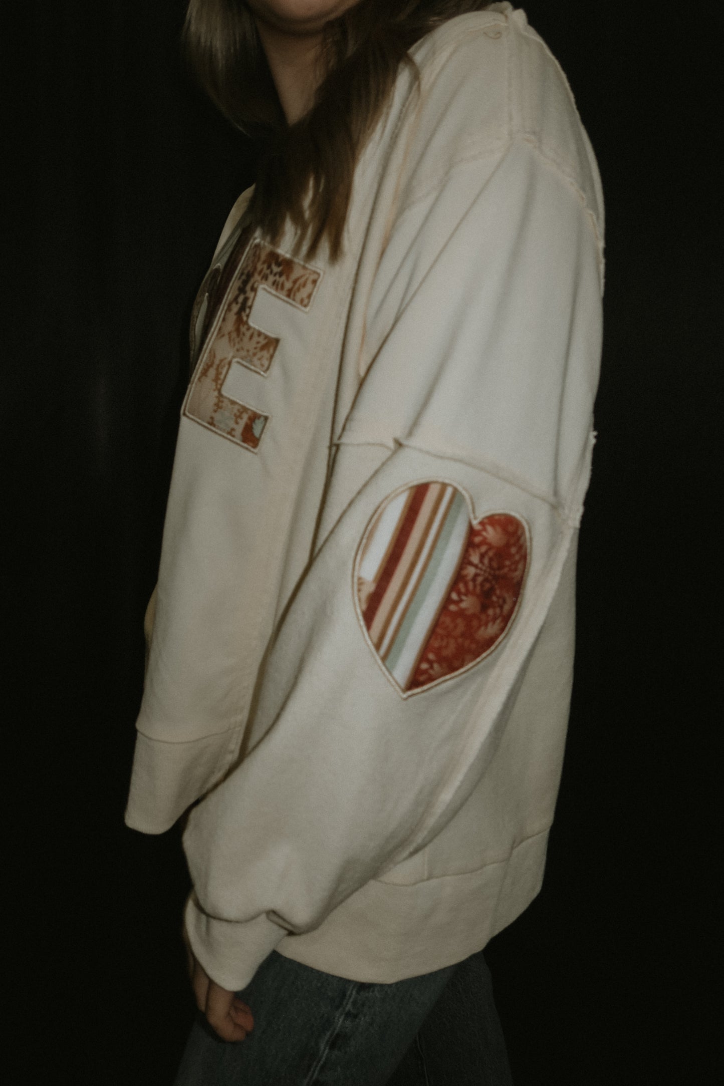 Love Crewneck - Cream