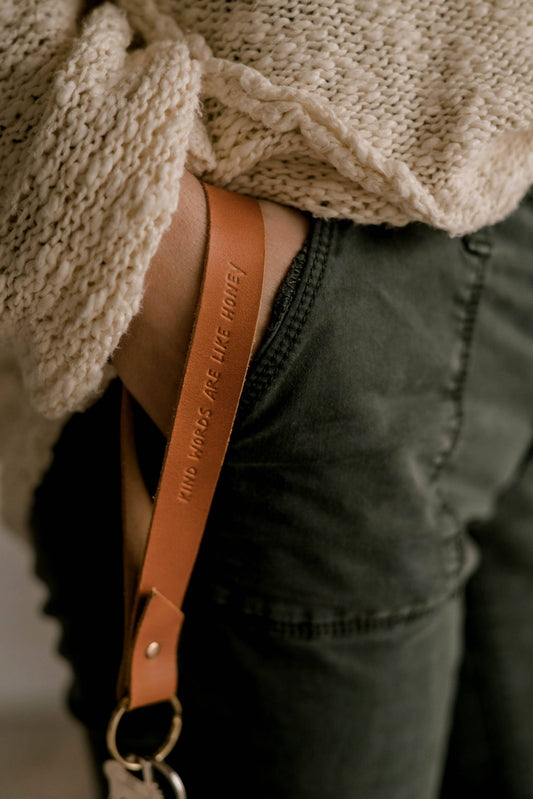 Kind Words Wristlet Keychain