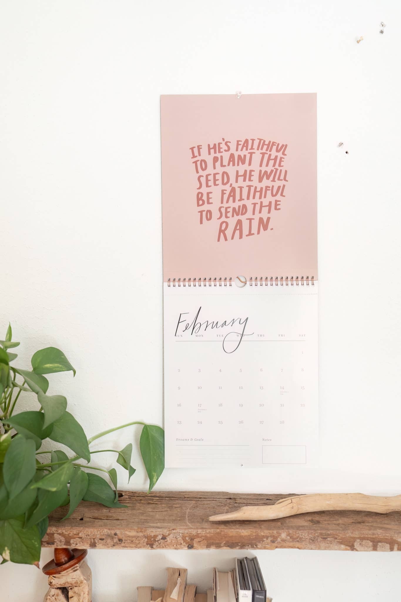 Jenessa Wait - 2025 Calendar "All His Promises are Yes and Amen" Regular