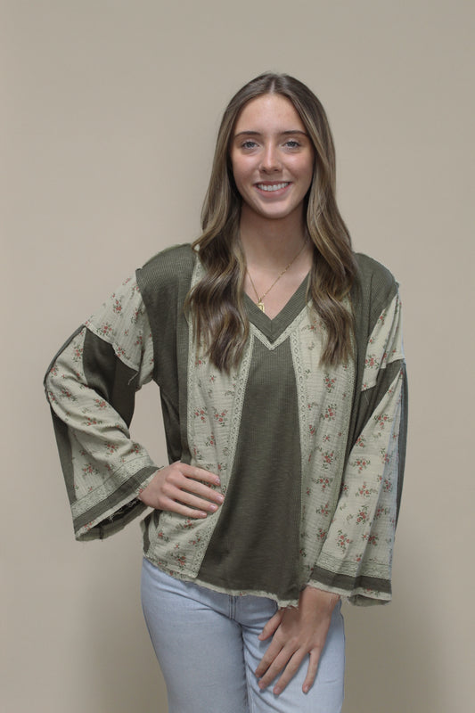 Rylee Faye Top - Olive