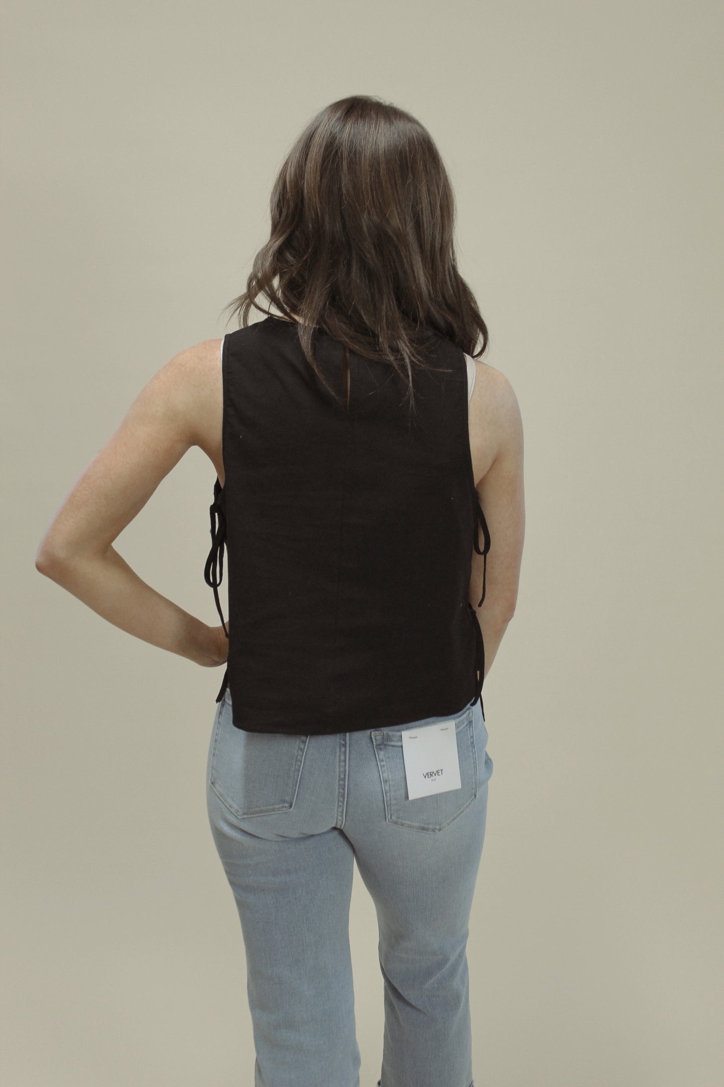 Floral Detail Sleeveless Top