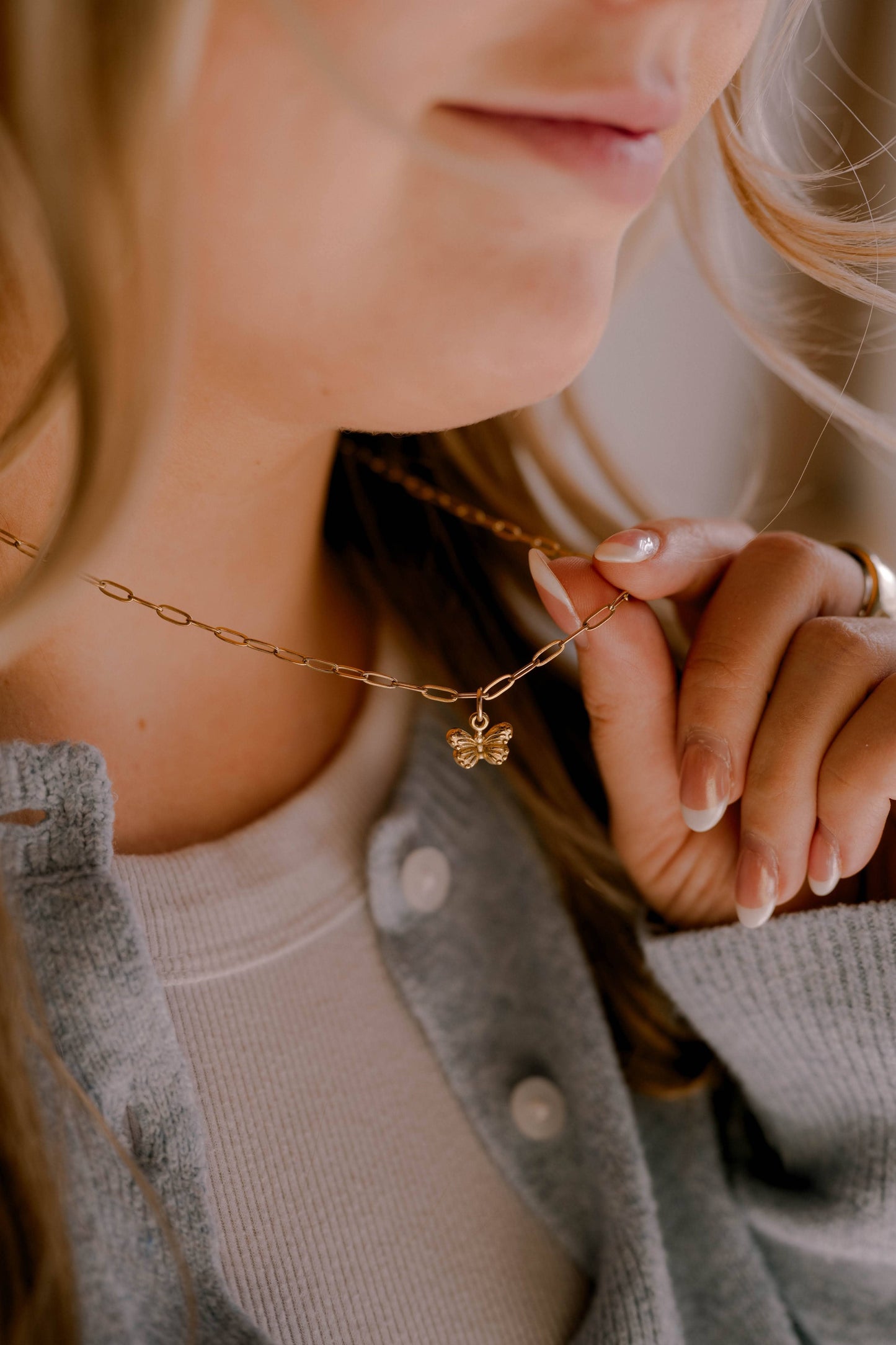 Dear Heart Made New Charm Necklace Regular