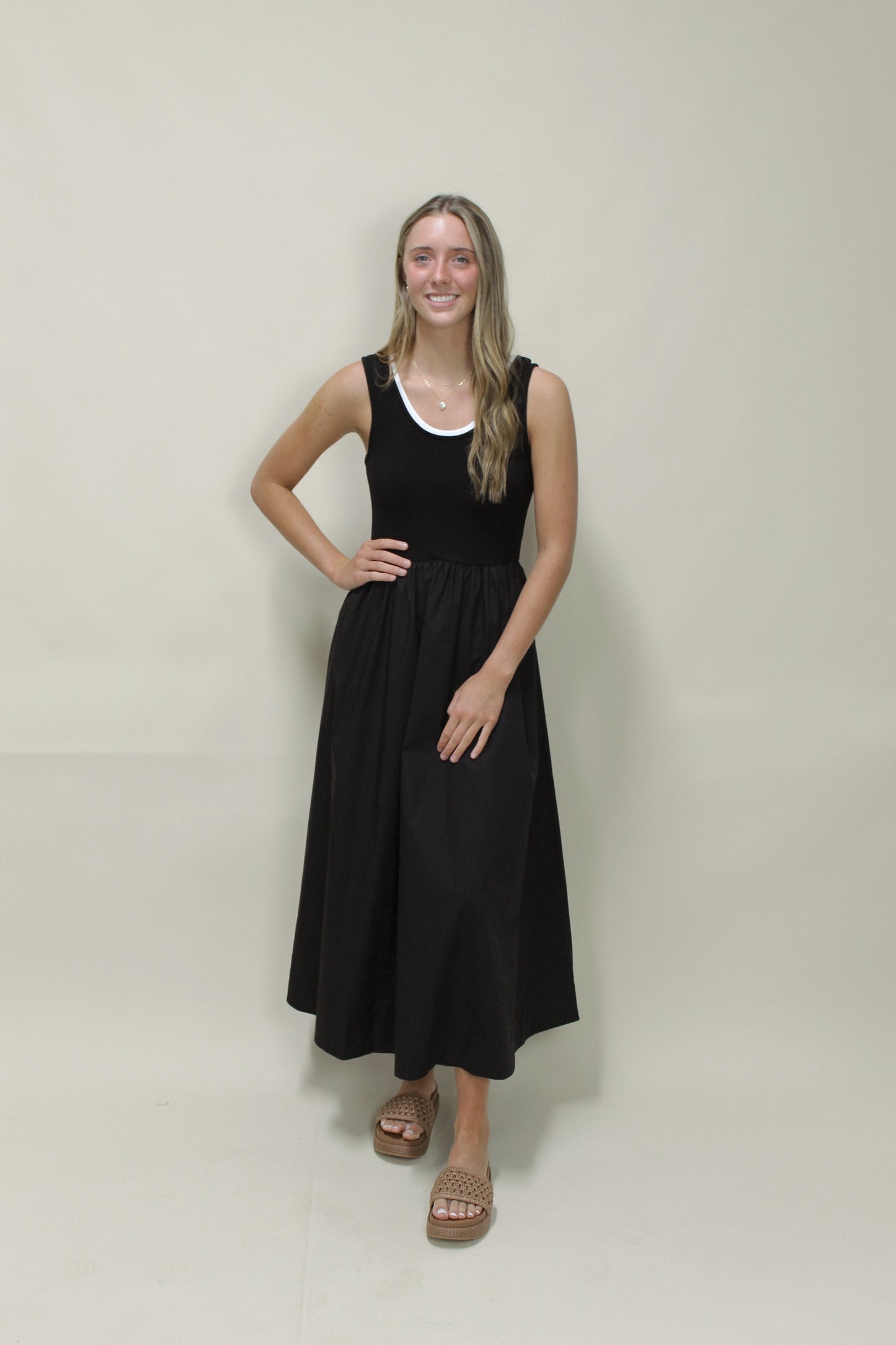 Nova Black Maxi Dress
