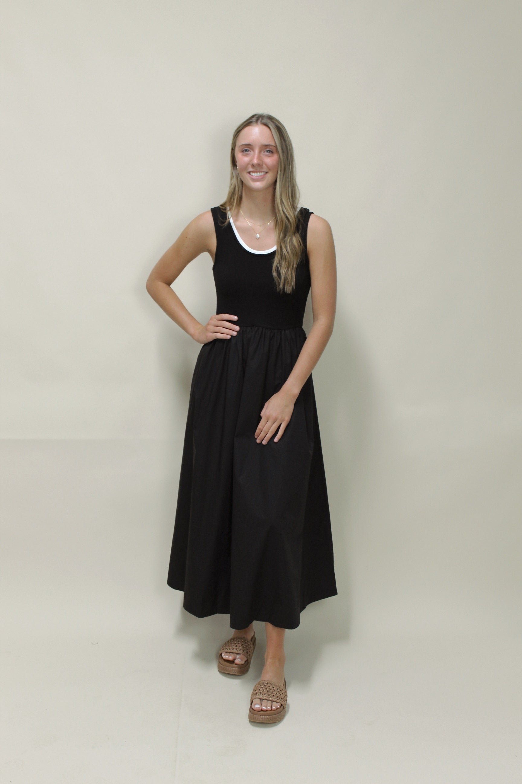 Nova Black Maxi Dress