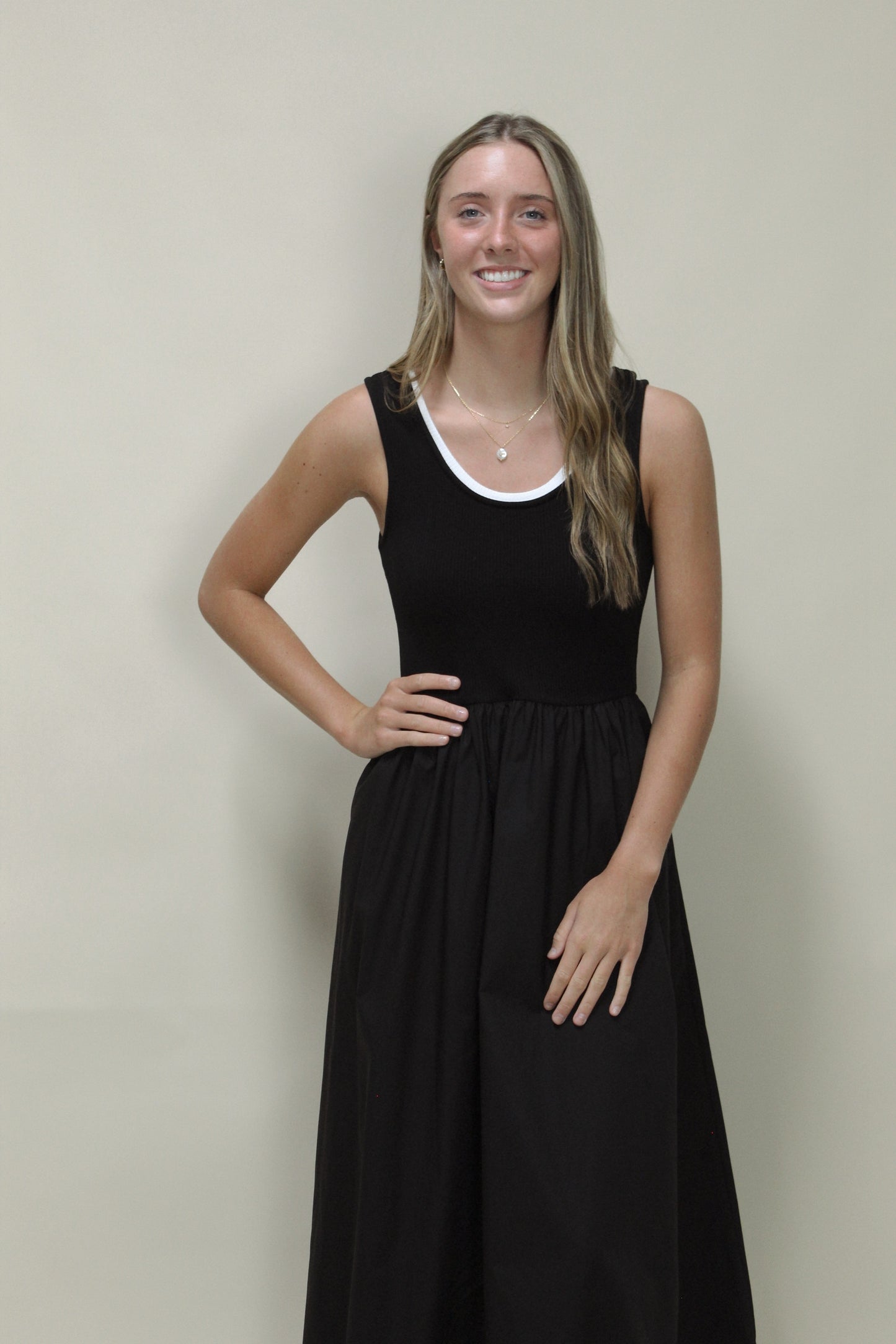 Nova Black Maxi Dress