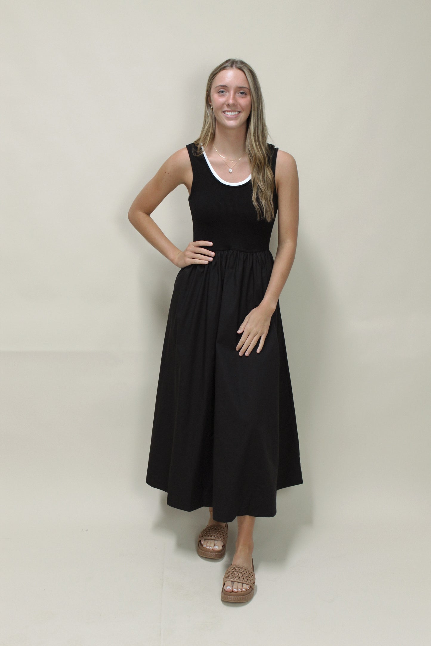 Nova Black Maxi Dress
