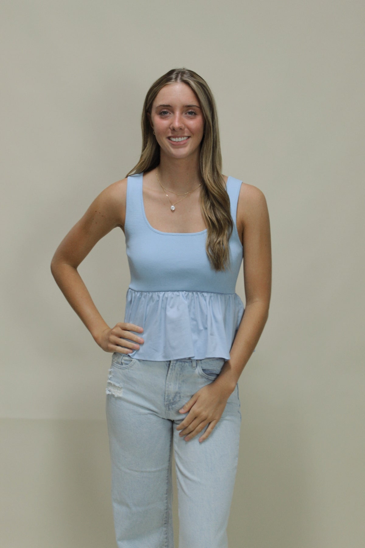 Lexi Top - Baby Blue