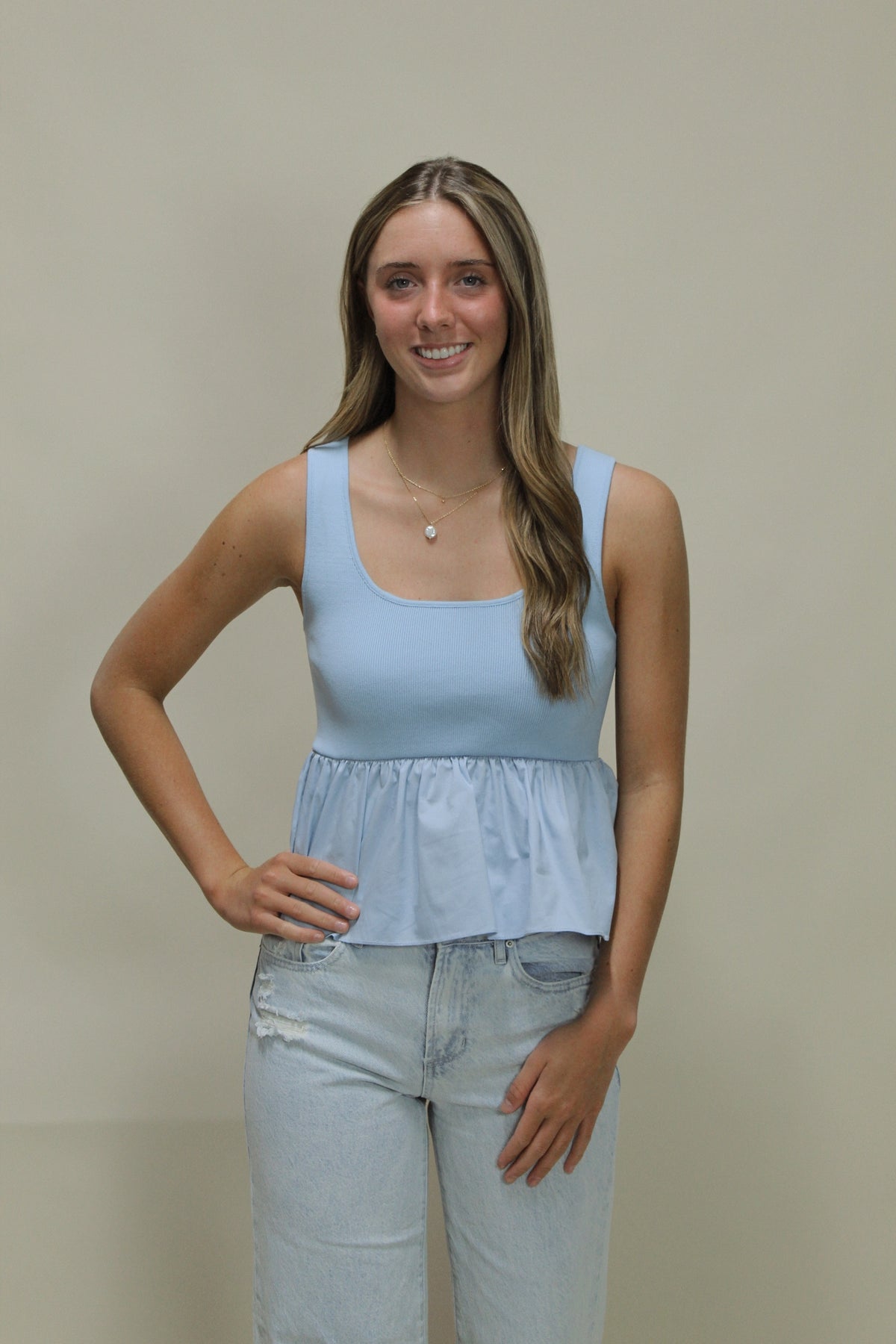 Lexi Top - Baby Blue