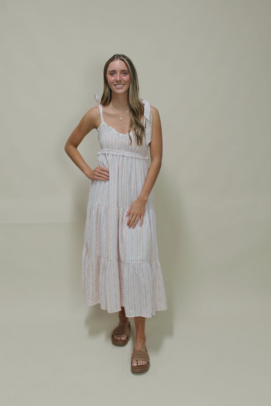 Sunday Strolling Floral Maxi Dress