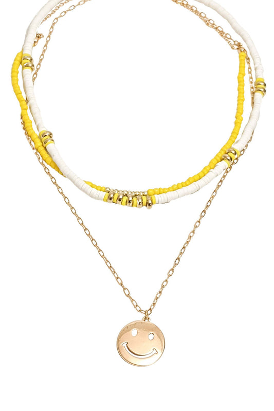 My Girl Yellow SmileyCamryn Necklace