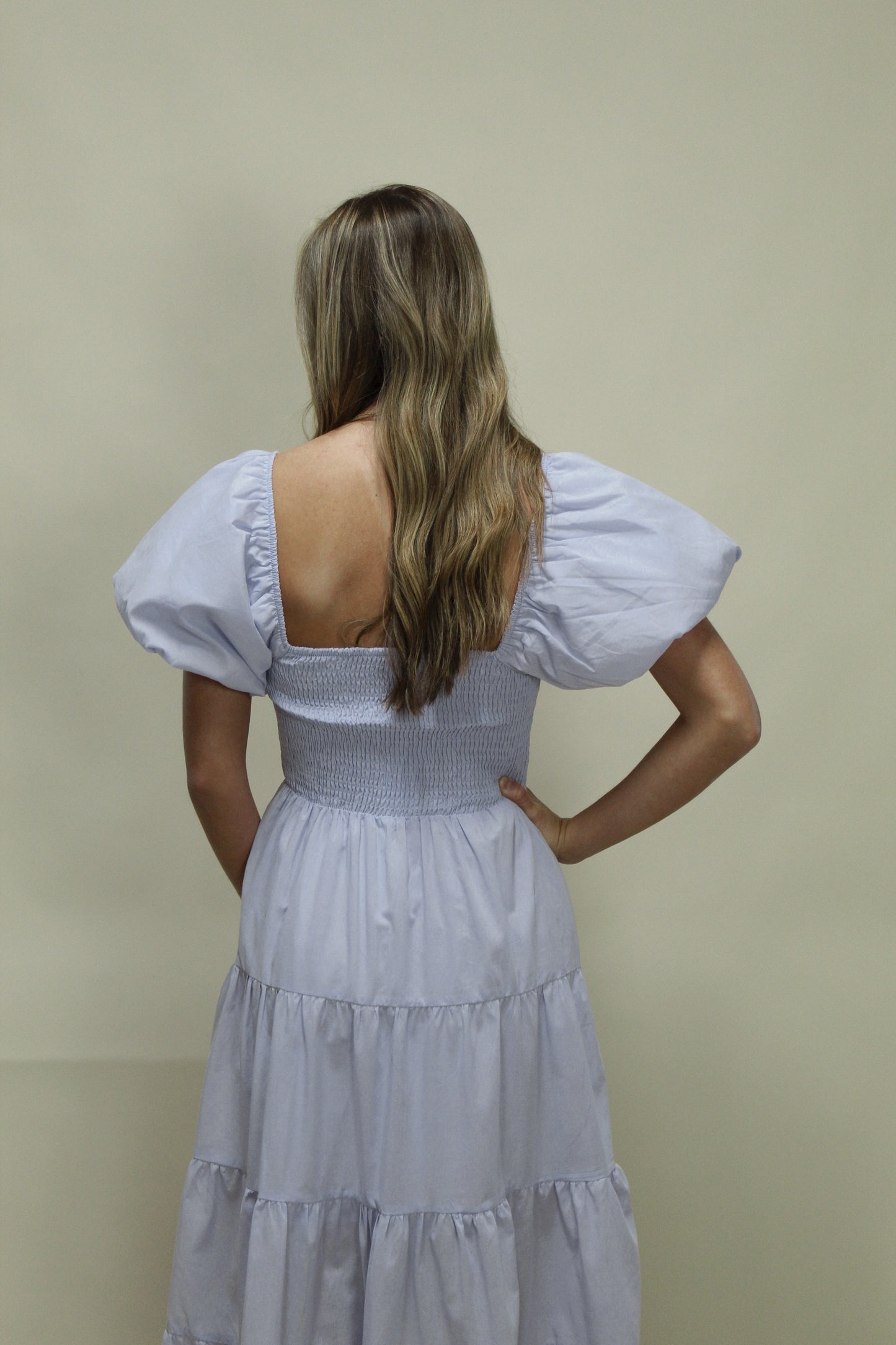 Lavender Farms Square Neck Maxi Dress