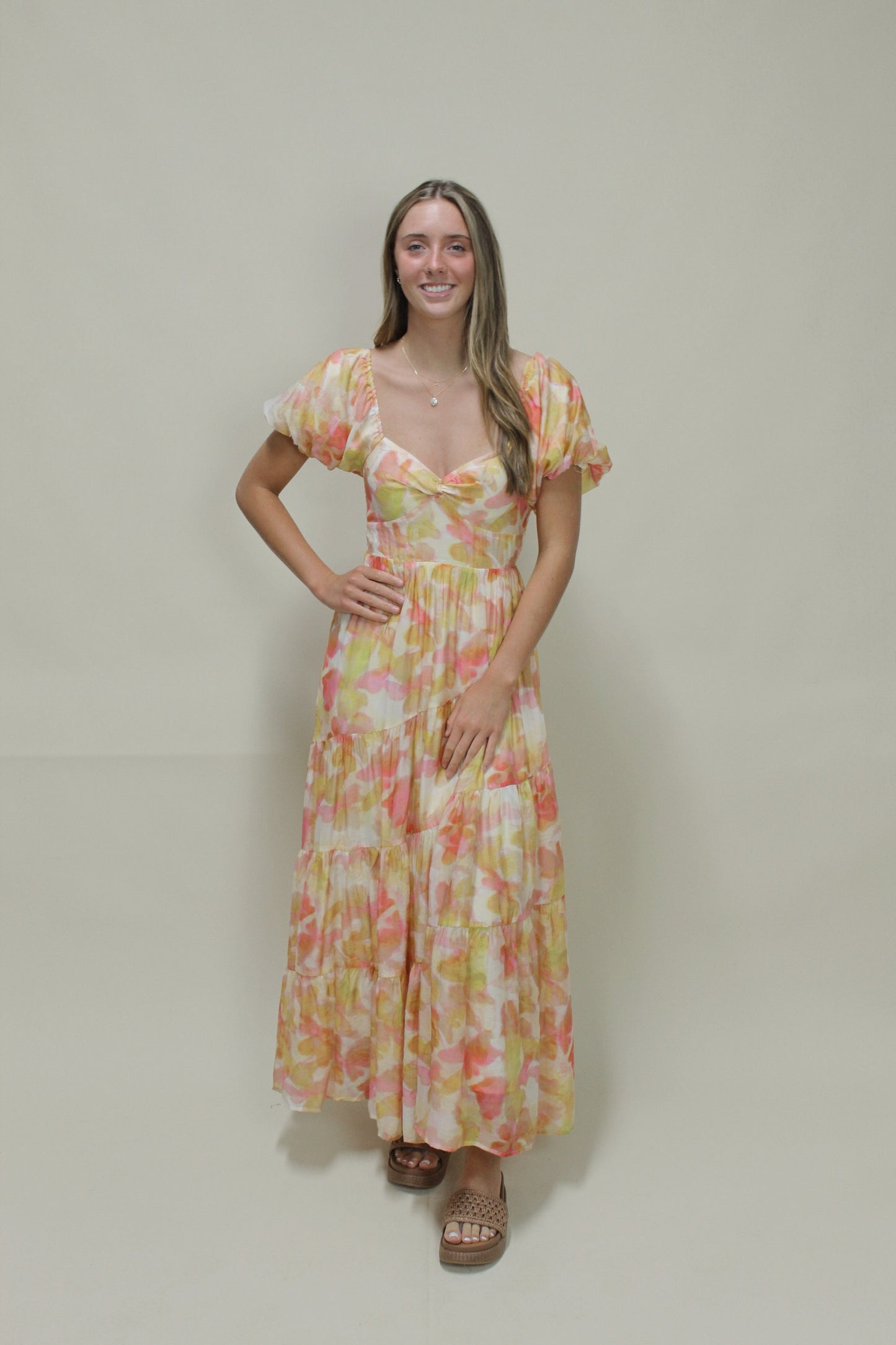Love Poem Floral Maxi Dress