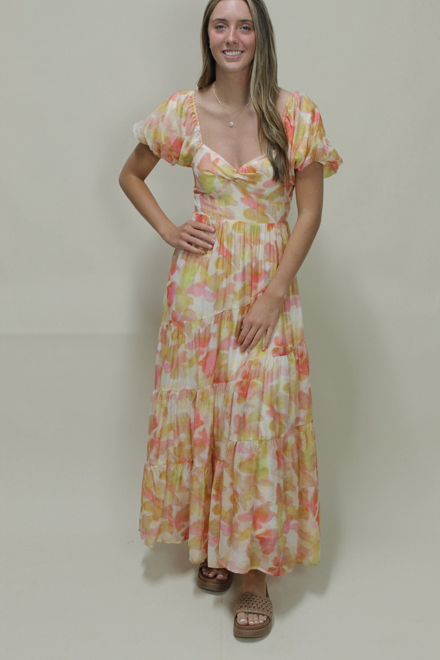 Love Poem Floral Maxi Dress