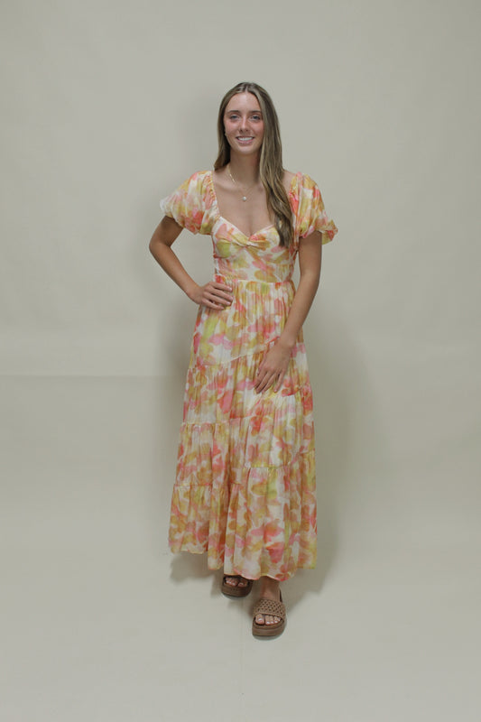 Love Poem Floral Maxi Dress