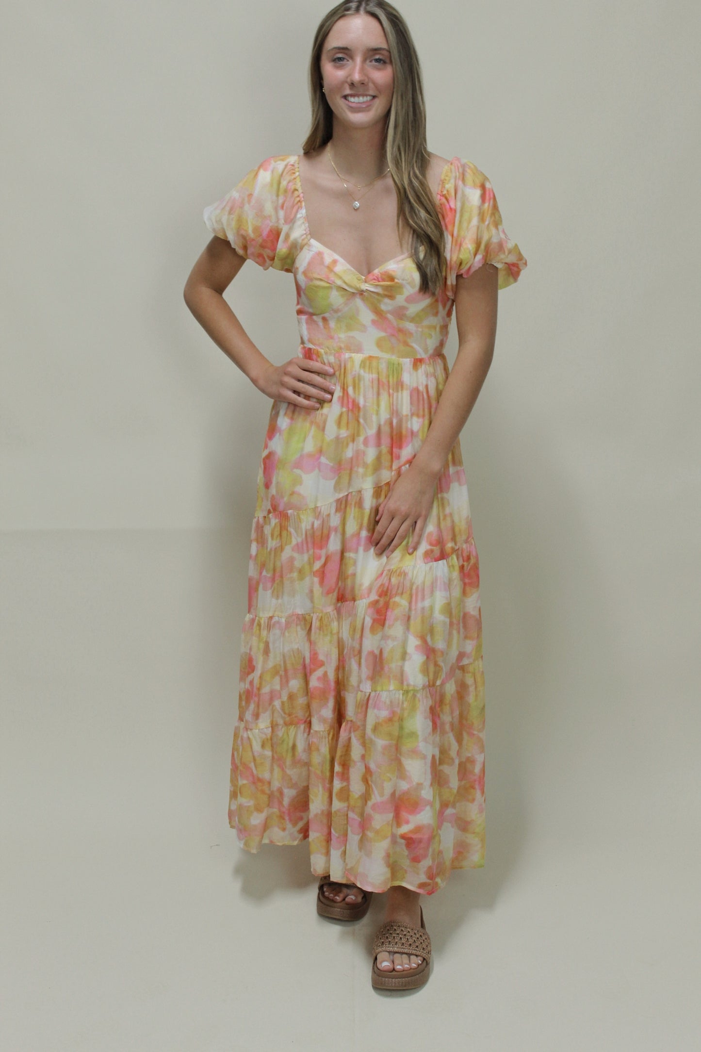 Love Poem Floral Maxi Dress