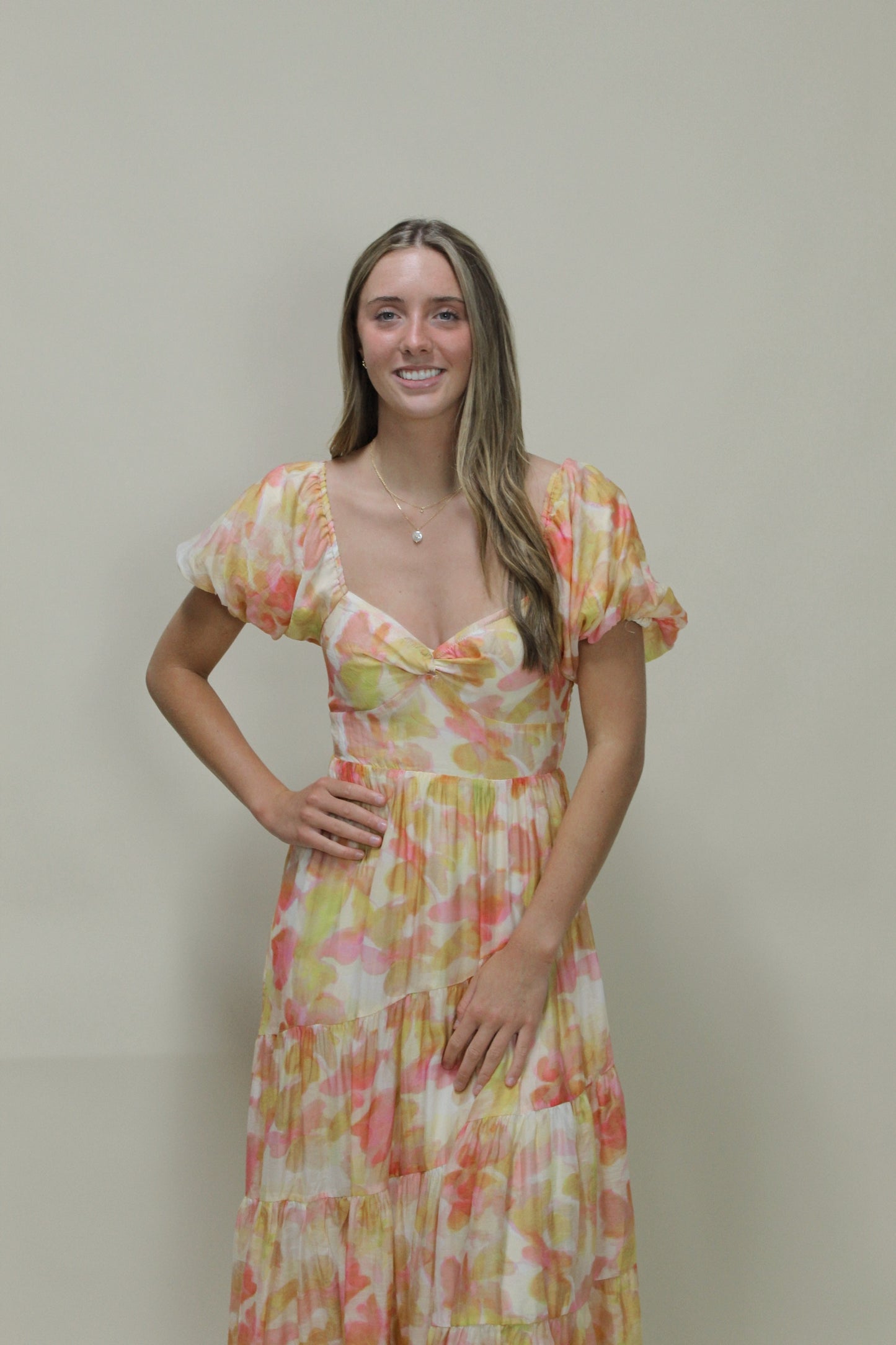 Love Poem Floral Maxi Dress