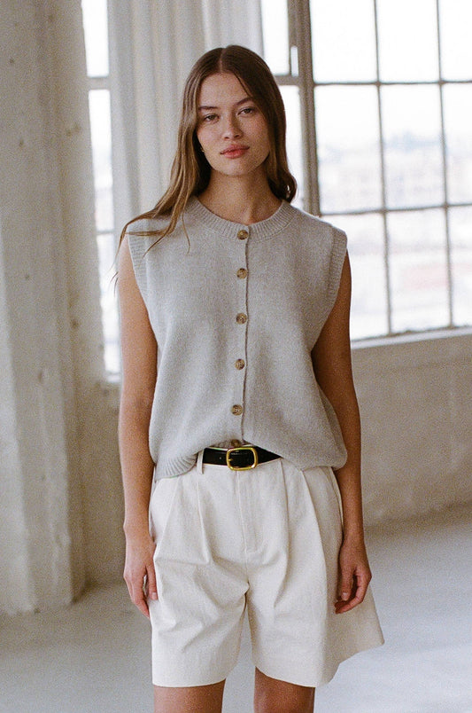 Ashlyn Button Down Sweater Vest