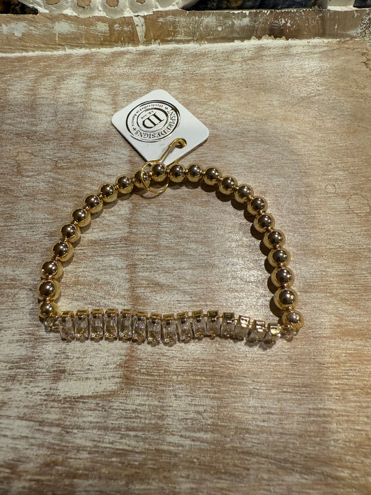 ID Glamour Bar Stretch Bracelet